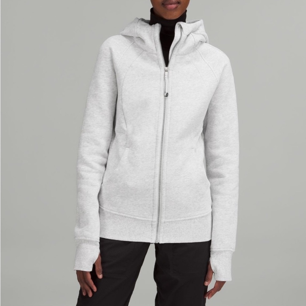 lululemon athletica Gray Zip-Up Hoodie